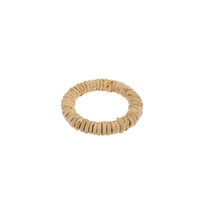 Basketweave Napkin Rings | set of 4