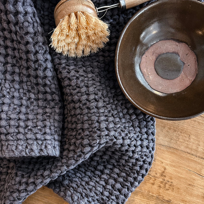 Waffle Hand Towel | Coal