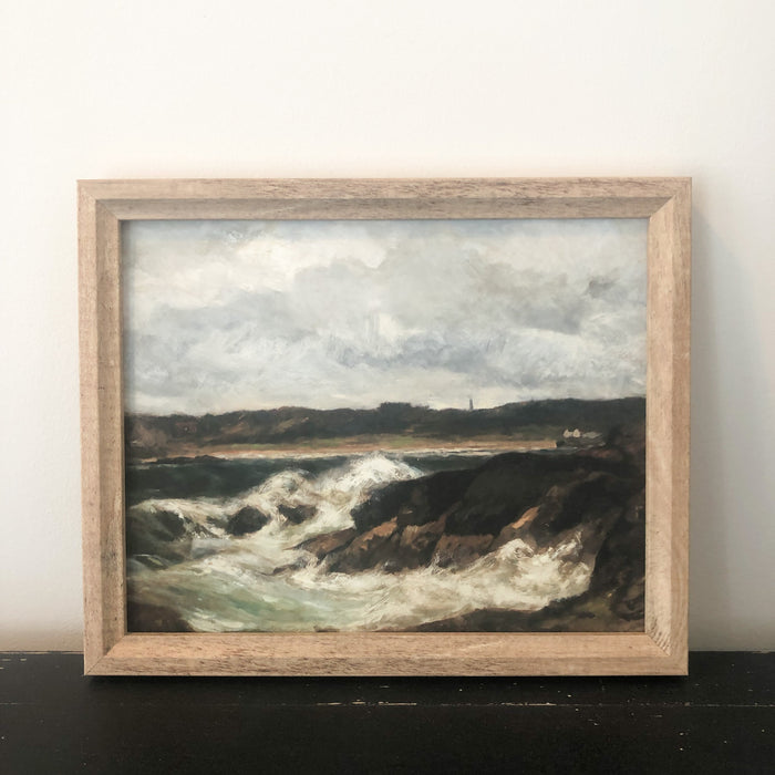 Stormy Seas | Framed Fine Art