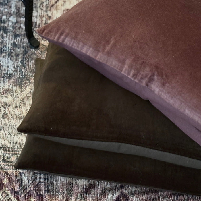 Vera Velvet Pillow | Midnight Green