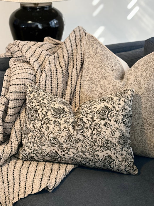 Wren Waffle Throw | Striped