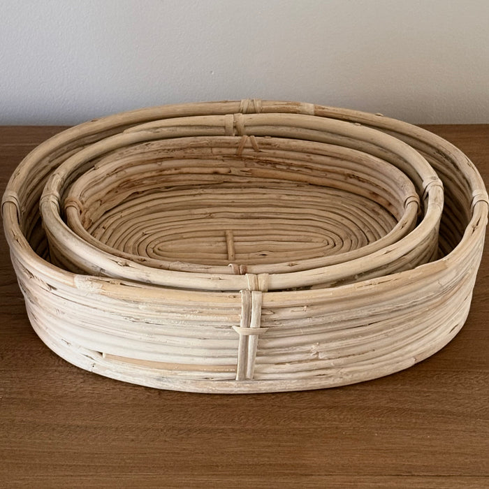 Oval Nesting Basket Set | 3