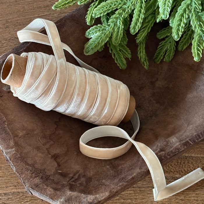 Velvet Ribbon | Cream