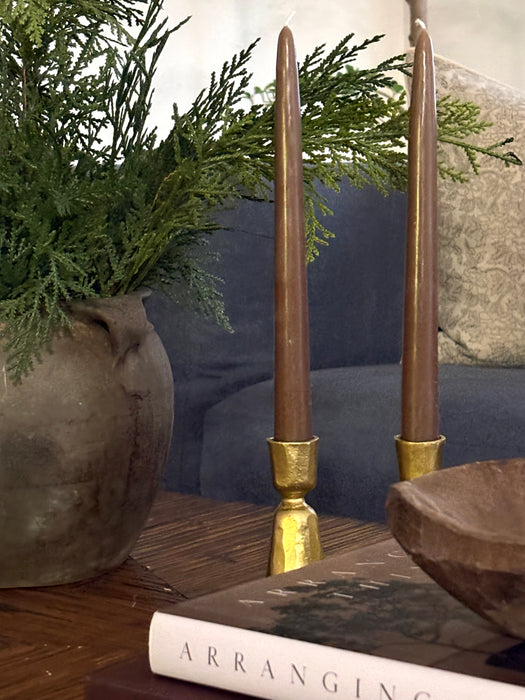 Forged Iron Candle Holder