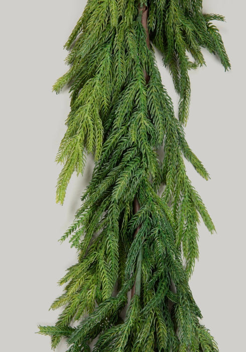 Fresh Touch Norfolk Pine Garland | 10 FT