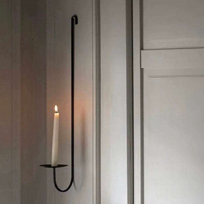 Iron Candle Sconce | Single Arm