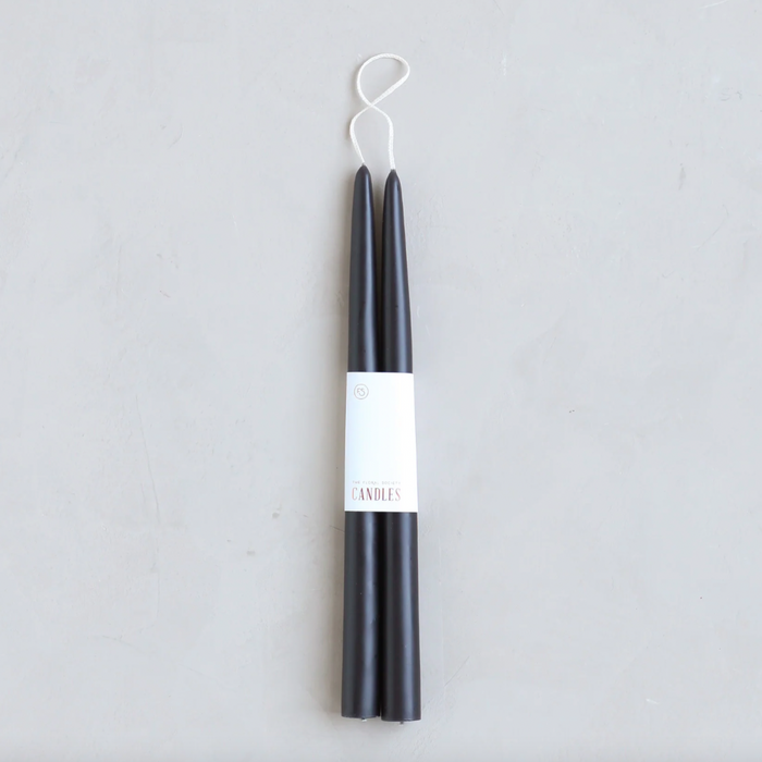 Timeless Smoke Taper Candle | Set of 2