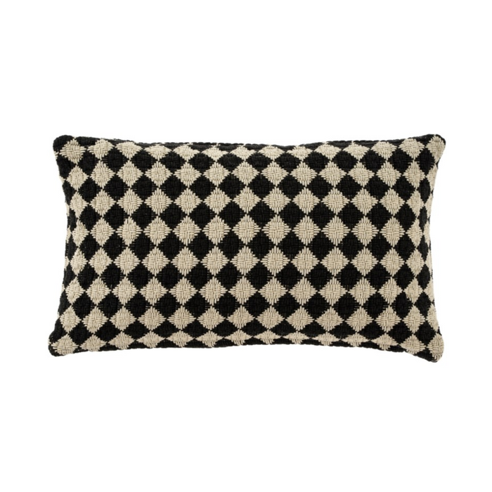 Weslan Check Pillow | 12 x 21