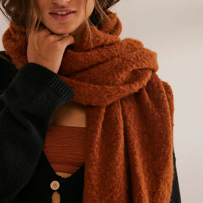 Rangeley Recycled Blend Scarf | Gingerbread