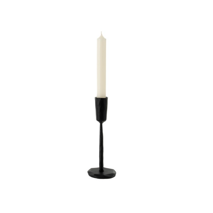 Luna Forged Candlestick Black | 2 sizes