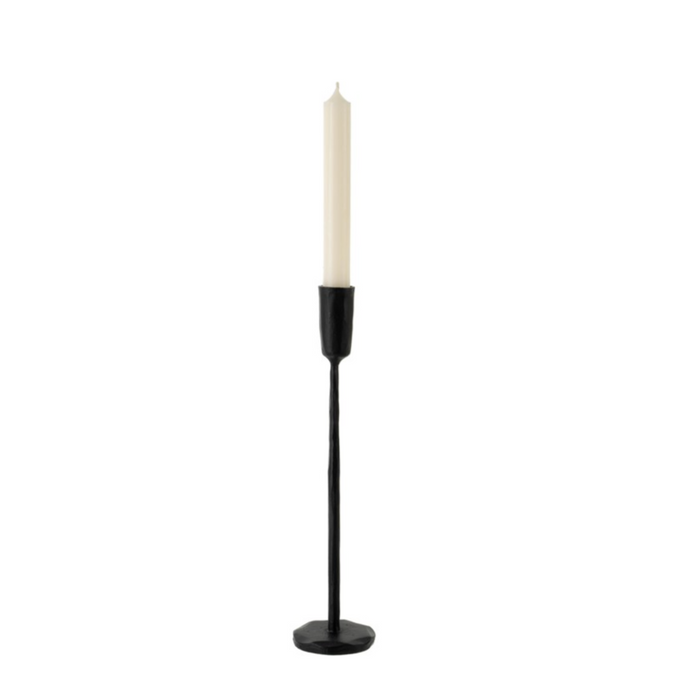 Luna Forged Candlestick Black | 2 sizes