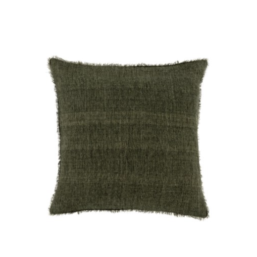 Lina Avocado Linen Pillow | 20 x 20