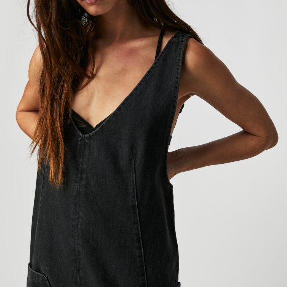 High Roller Jumpsuit | Mineral Black