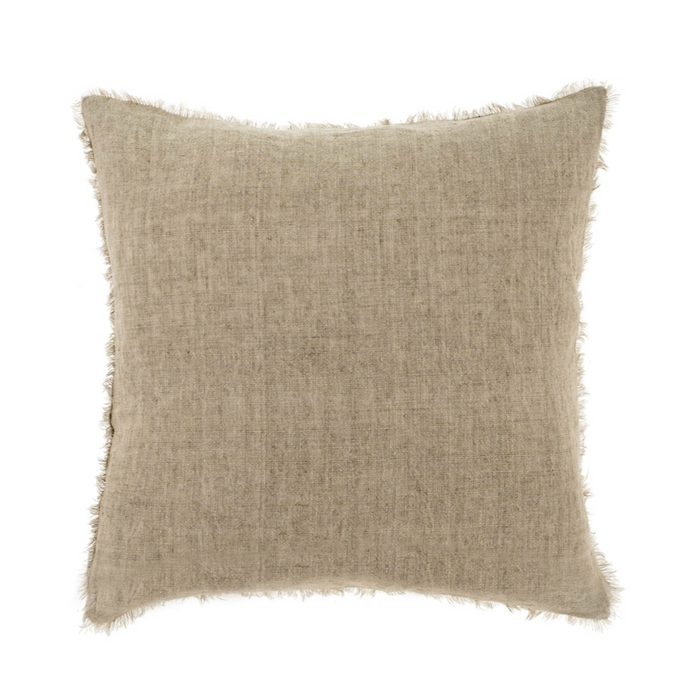 Lina Linen Pillow Almond  | 20 x 20