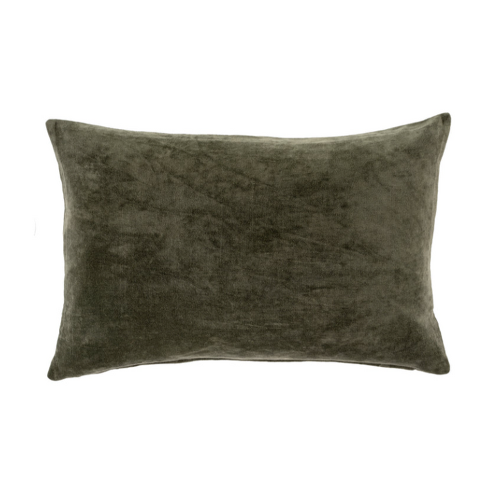 Vera Velvet Pillow Cypress | 16 x 24