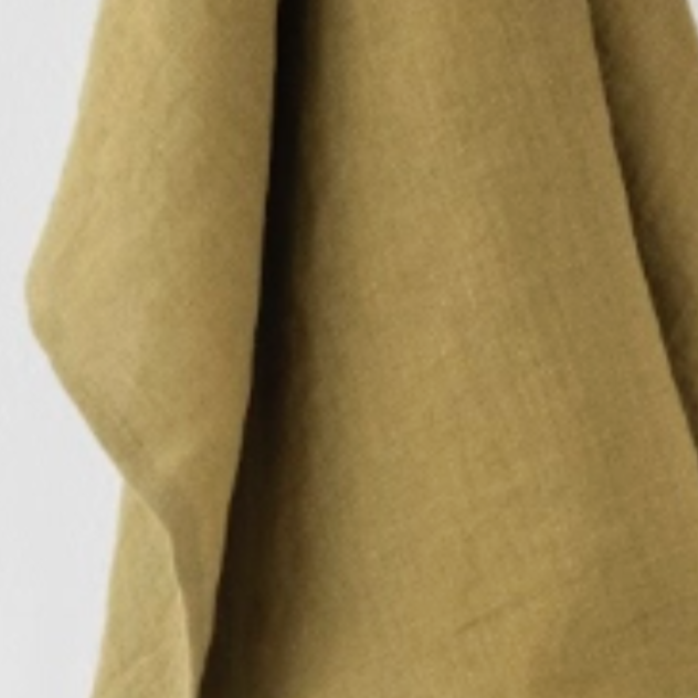 Ruffle Tea Towel | Olive Green