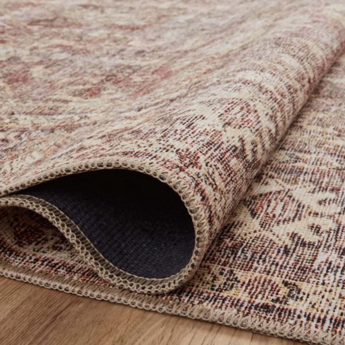 Amber Lewis × Loloi Georgie Bordeaux | Antique Rug