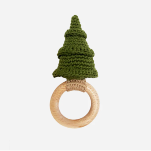 Heirloom Teether Rattle | Tree