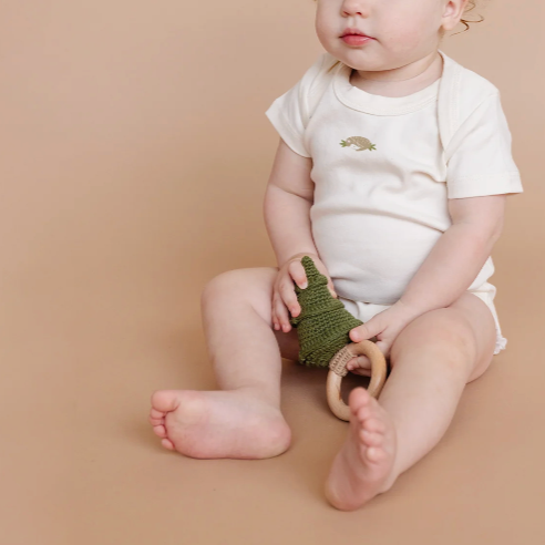 Heirloom Teether Rattle | Tree
