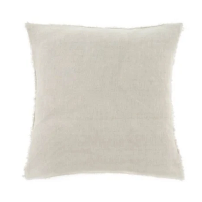 Lina Linen Pillow Ivory | 24 x 24