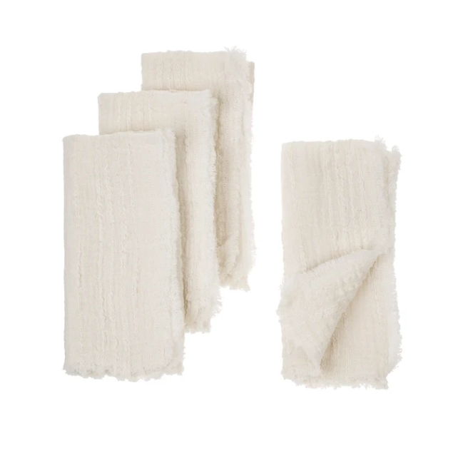 Savoie Frayed Edge Napkin