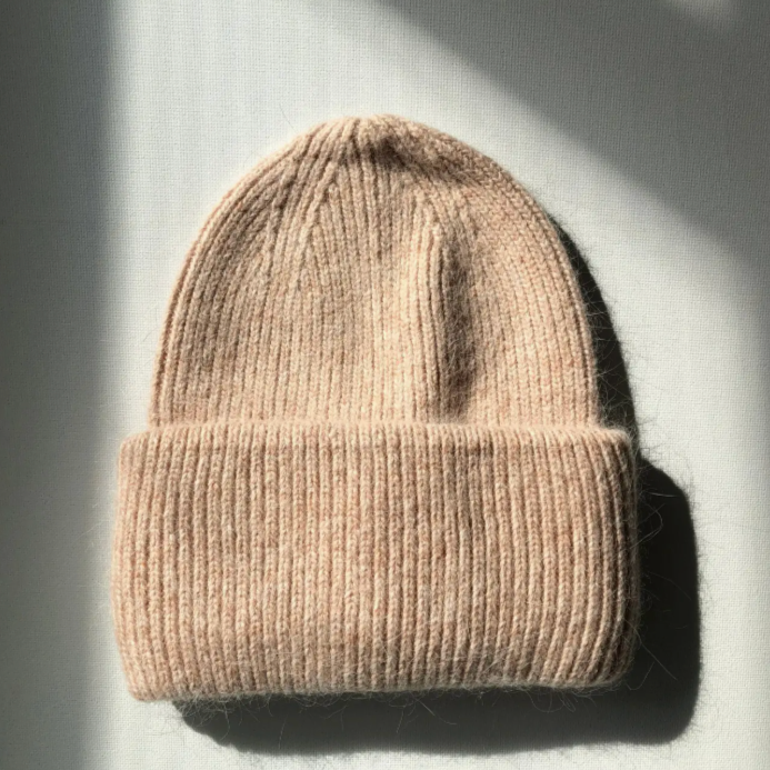 Angora Wool Beanie Neutrals | 2 Colours Available