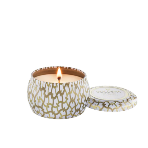 Suede Blanc | Mini Tin Candle