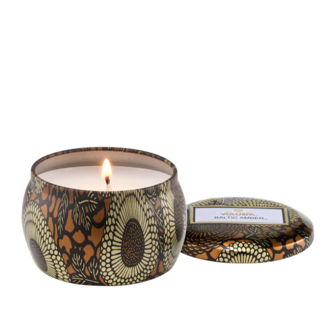 Baltic Amber | Mini Tin Candle