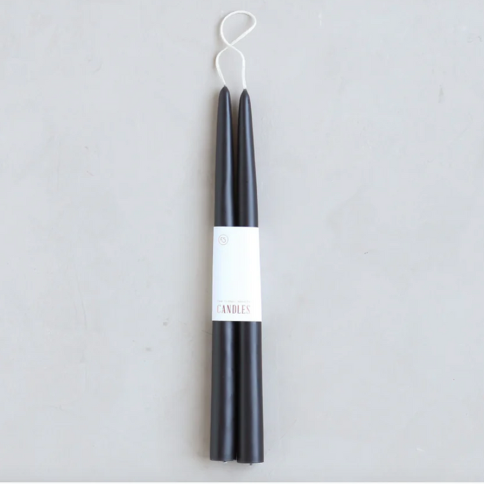 Timeless Smoke Taper Candle | Set of 2