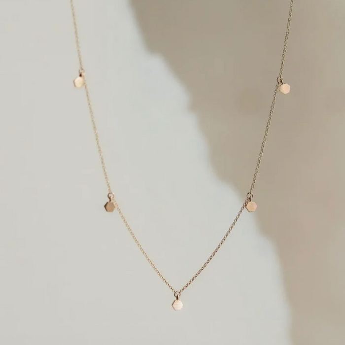 Honeysuckle Necklace | 14k gold