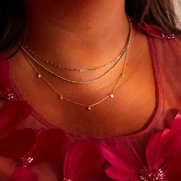 Honeysuckle Necklace | 14k gold