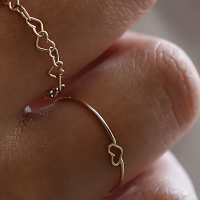 Itsy Bitsy Heart Ring | 14k