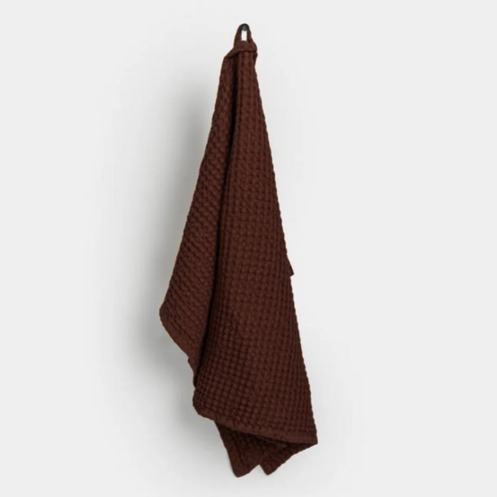 Waffle Hand Towel | Dark Chocolate