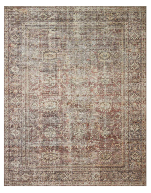 Amber Lewis × Loloi Georgie Bordeaux | Antique Rug