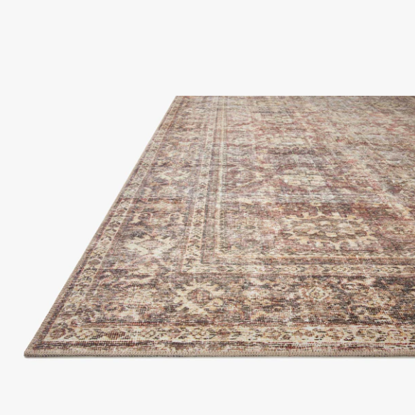 Amber Lewis × Loloi Georgie Bordeaux | Antique Rug