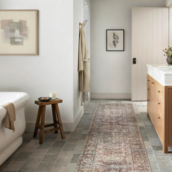 Amber Lewis × Loloi Georgie Bordeaux | Antique Rug