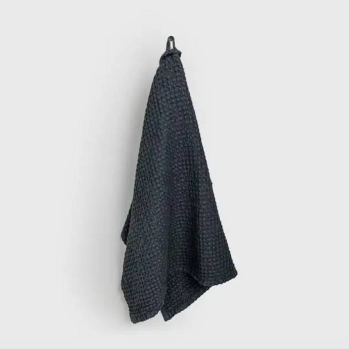 Waffle Hand Towel | Coal
