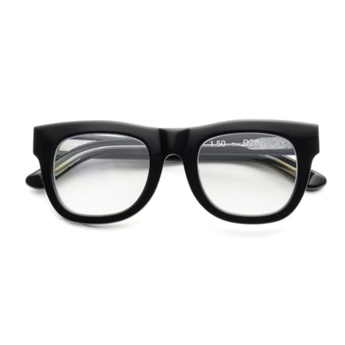 Caddis D28 Readers | Gloss Black & Vodka