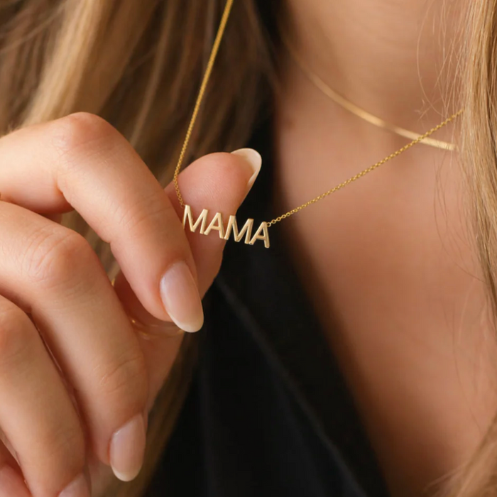 MAMA Necklace | 14k gold