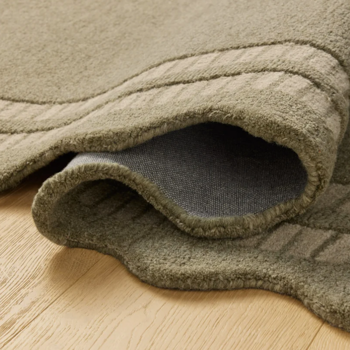 Chris Loves Julia × Loloi Scottie Olive | Pebble Rug