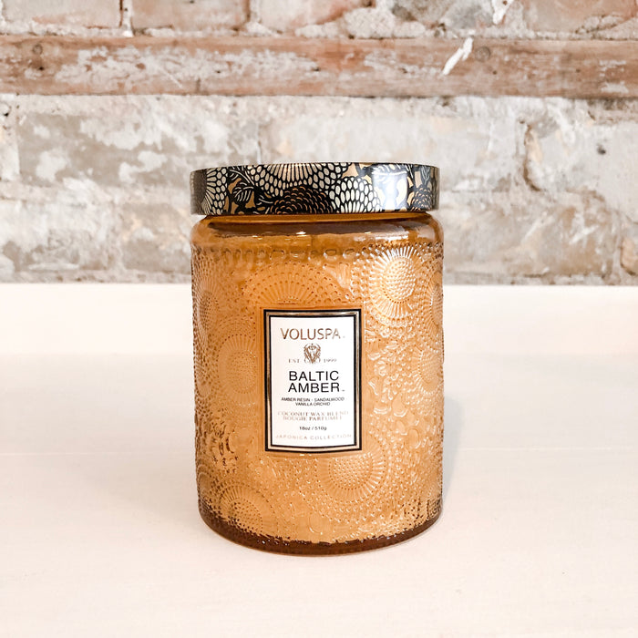Baltic Amber | Large Jar Candle