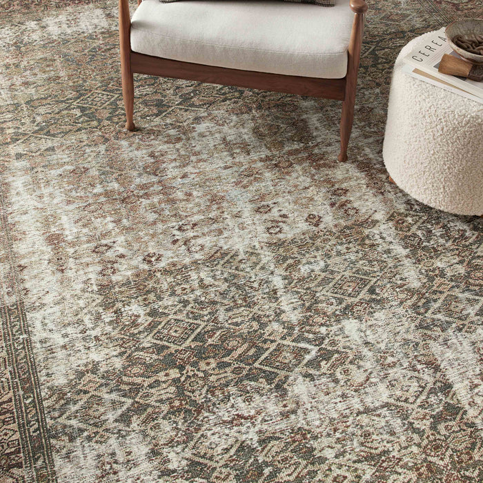 Amber Lewis × Loloi Georgie Moss | Salmon Rug