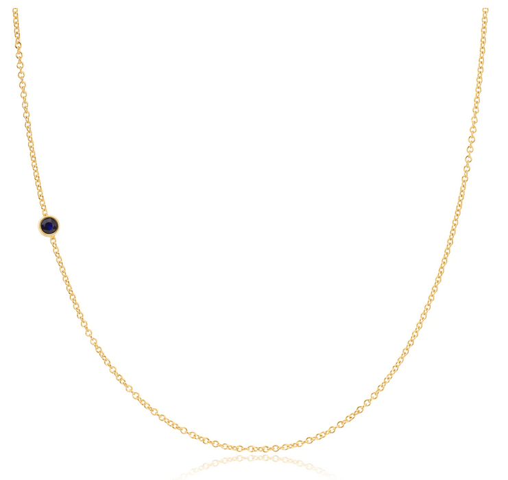 Birthstone Necklace | Sapphire (PREORDER)