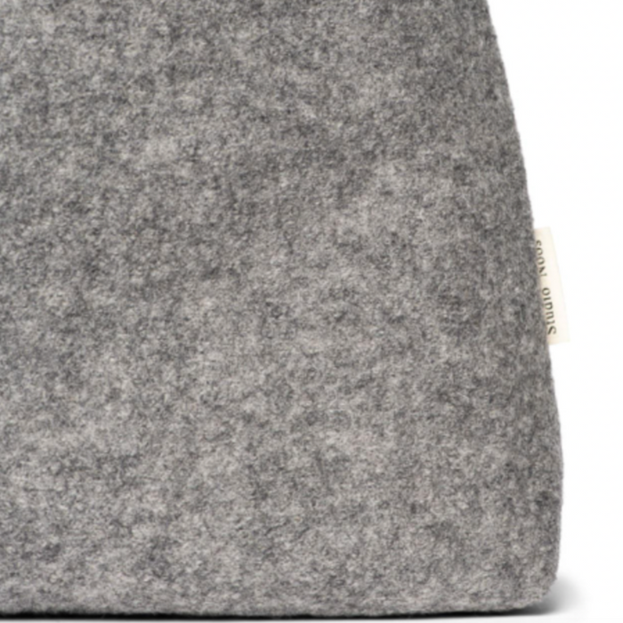 Wool Tote Bag | Grey