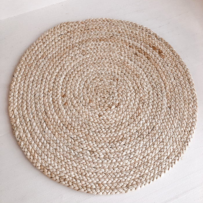 Round Maize Placemat | Natural